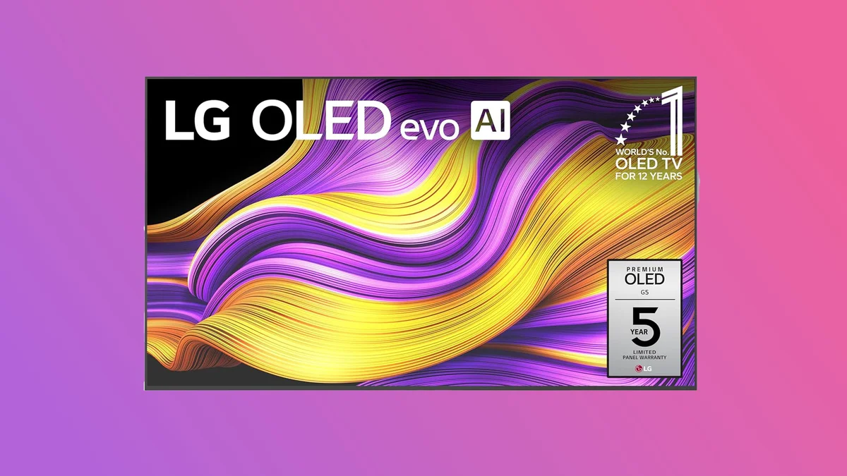 LG 65-Inch Class OLED evo AI 4K G5 Series Smart TV