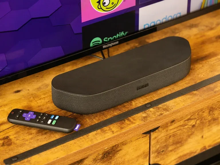 Roku Streambar from an above angle