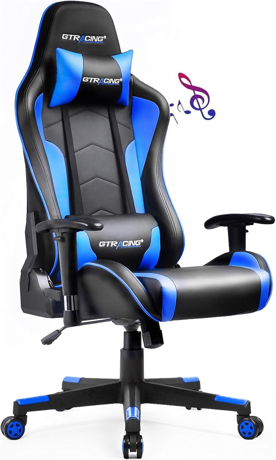 GTRACING Gaming Chair with Bluetooth Speakers