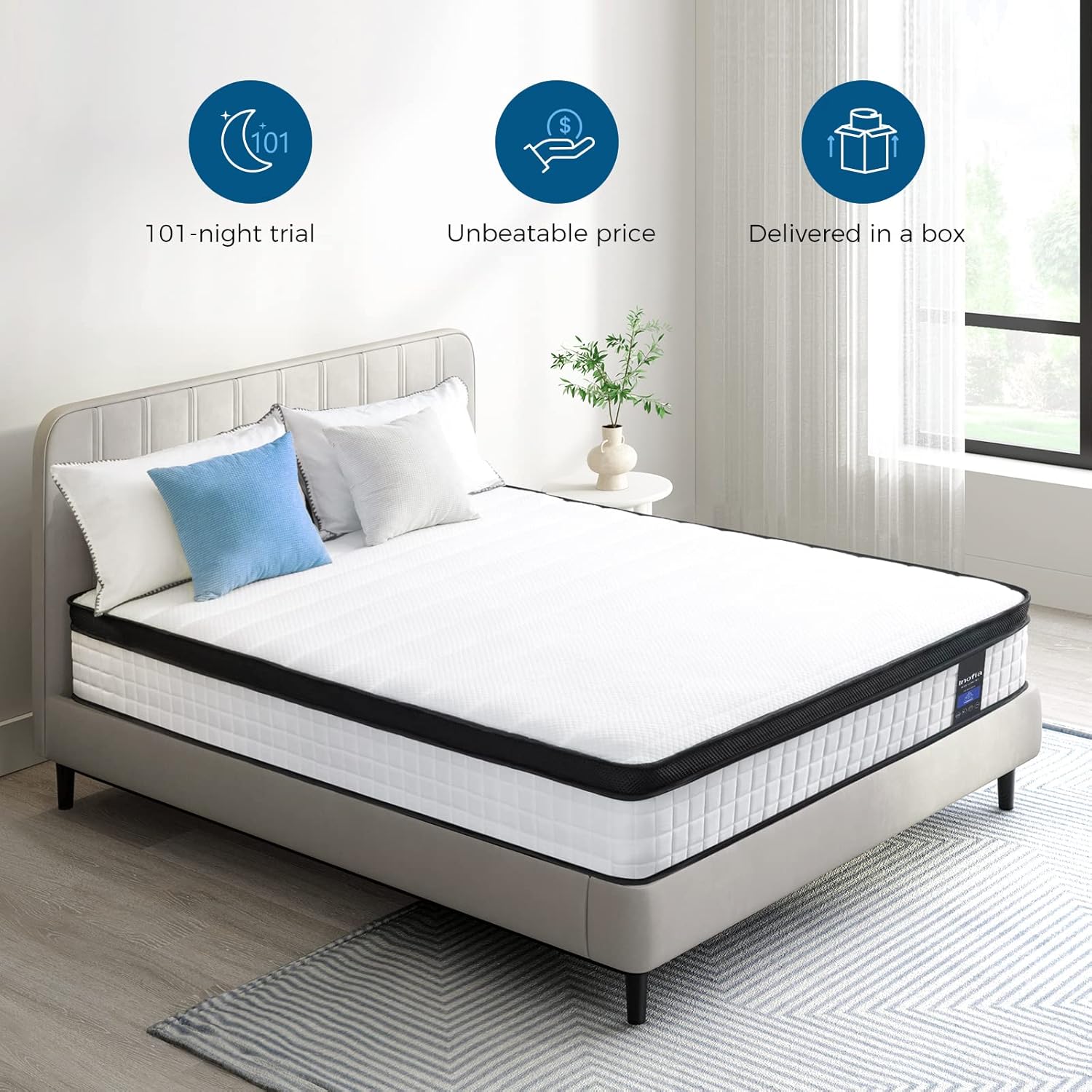 Linenspa 8 Inch Hybrid Mattress